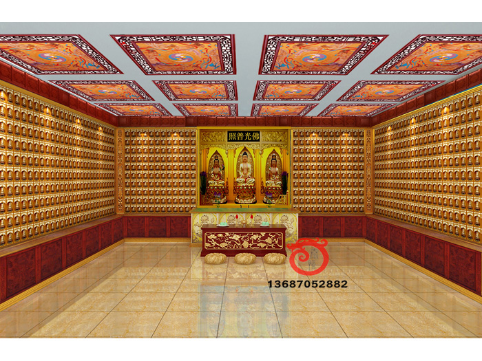 萬佛墻效果圖-3